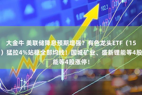 大金牛 美联储降息预期增强？有色龙头ETF（159876）猛拉4%站稳全部均线！国城矿业、盛新锂能等4股涨停！